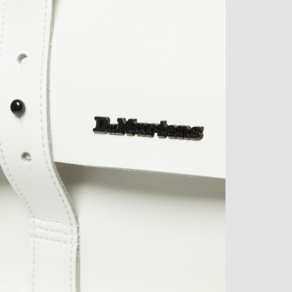 Dr. Martens WHITE Leather Backpack - Picture 7 of 11